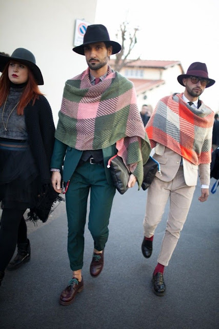 male pattern boldness: Ponchos for Men -- YEA or NAY?