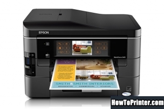 Reset Epson WorkForce 845 printer use Epson Waste Ink Pad Counters resetter