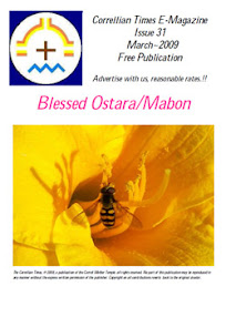 Cover of Correllian Times Emagazine's Book Issue 31 MARCH 2009 Blessed Ostara Mabon