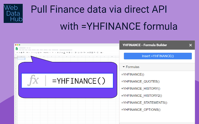 Screenshot of YHFINANCE