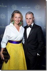 Jane PENDRY. Herve Van der STRAETEN  . Buccellati. Opera Collection Event. Hotel Salomon de Rothschild. 6 july 2015 © david atlan 