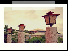 Lights at Taoist Temple