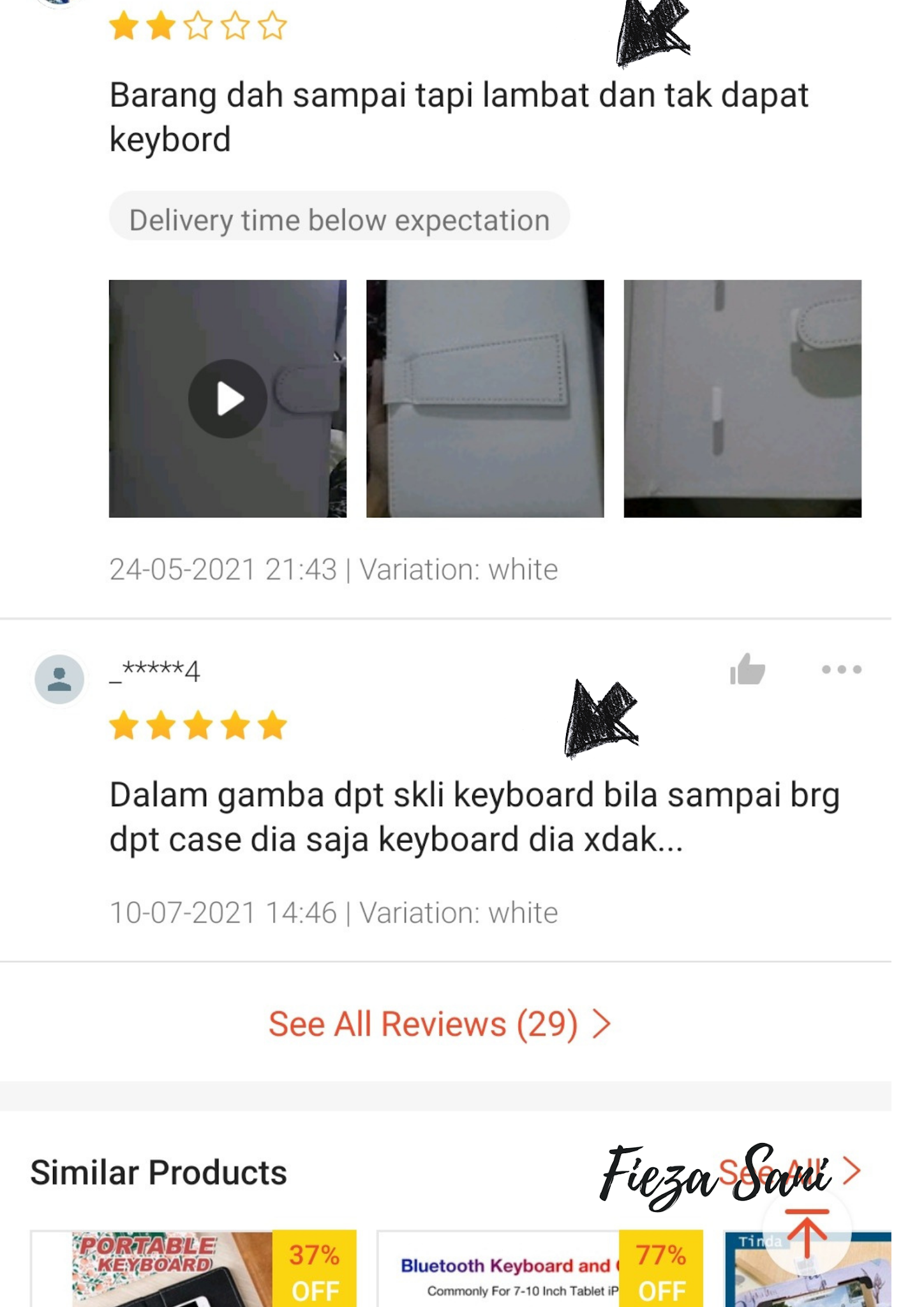 Tips Shopping di Shopee, shopping di shopee,wireless keyboard untuk hp