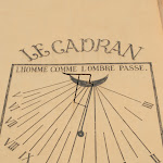 Café Le Cadran : Cadran solaire