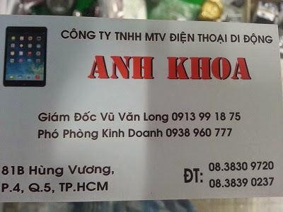 Bài viết [ Anh Khoa Mobile ] Mua bán Trao đổi Sửa chữa Tất cả các loại ĐTDĐ Iphone IPad Samsung... 10799520_829600800403516_205727092_n