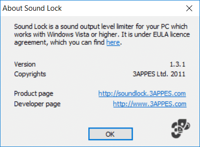 Imposta il limite del volume massimo in Windows 10 utilizzando Sound Lock