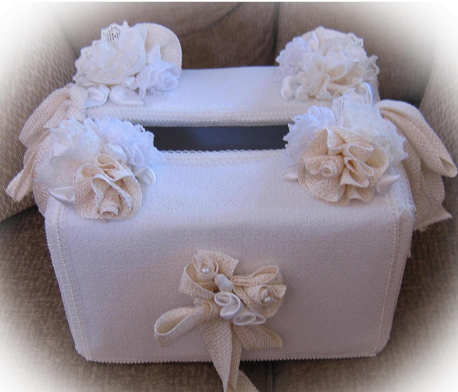 ivory wedding card box