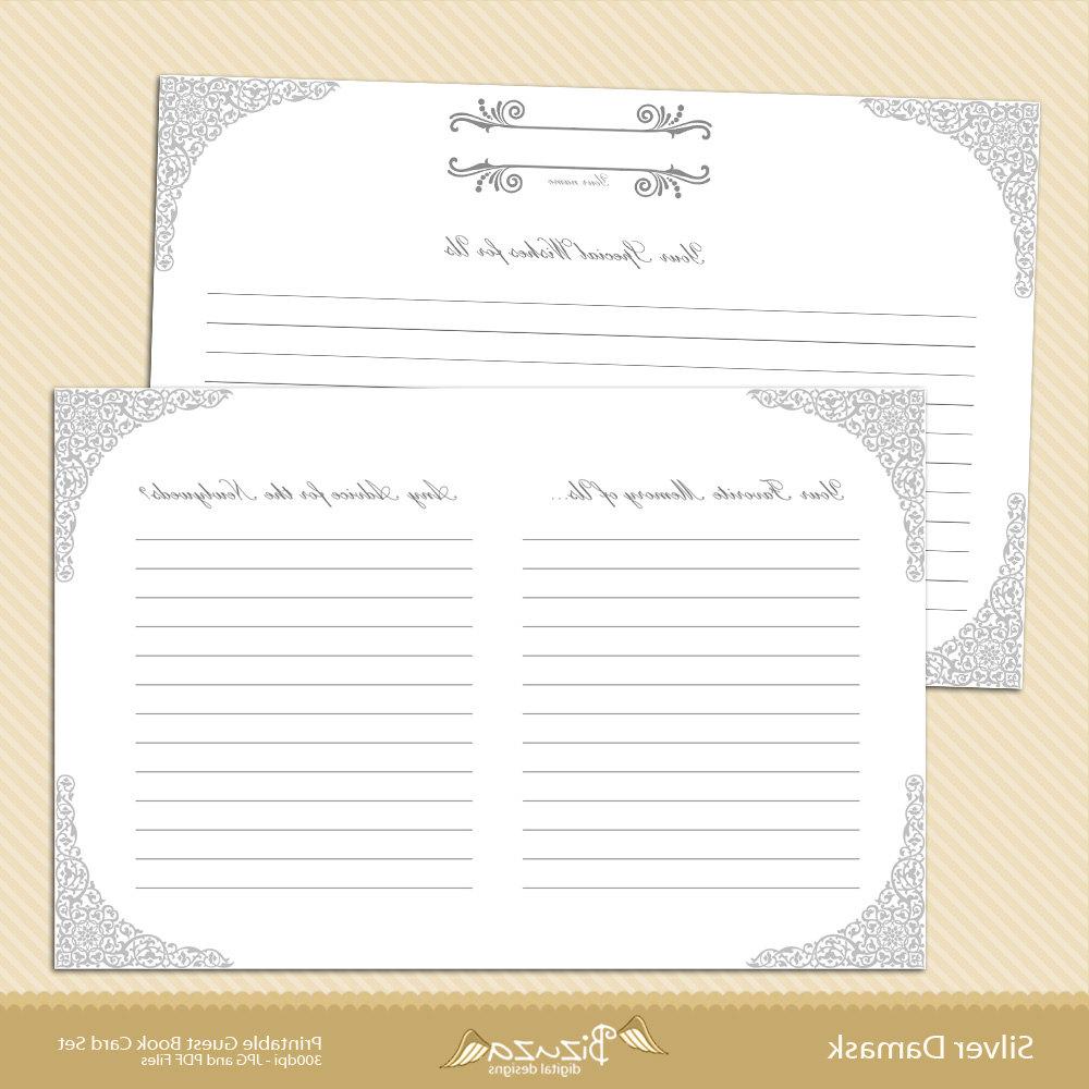 Printable Wedding Guest Book