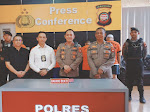 Wakapolres Singkawang Pimpin Press Conference Pengungkapan Kasus Narkotika Sepanjang Bulan Mei 2024 di Kota Singkawang