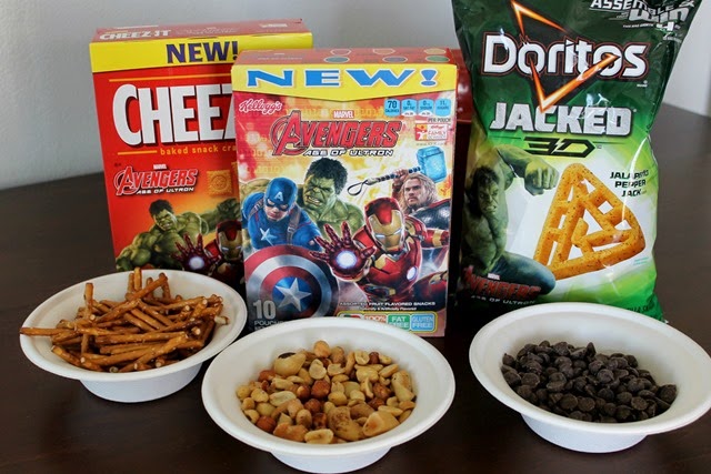 Avengers Trail Mix ingredients