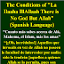 Conditions No God But Allah | Condiciones hay más Dios que Alá