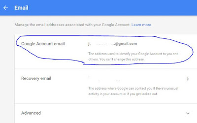 change google account email address