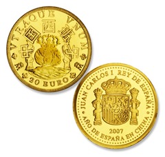 monedas de oro