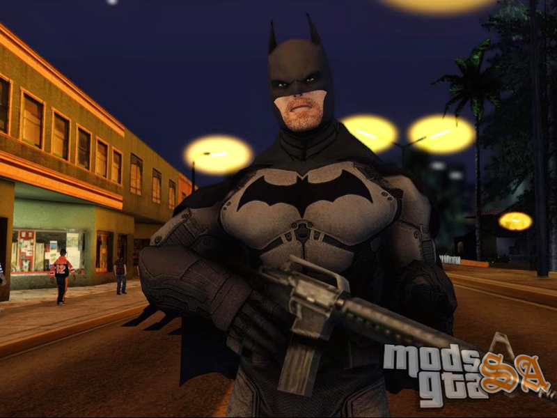 Mods GTA San Andreas: Skin Batman do Batman Arkham Origins