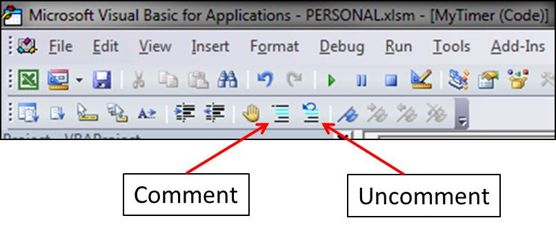 Dorothy S Ms Office Blog Commenting Out Multiple Lines In Vba Dorothy S Ms Office Blog Commenting Out Multiple Lines In Vba