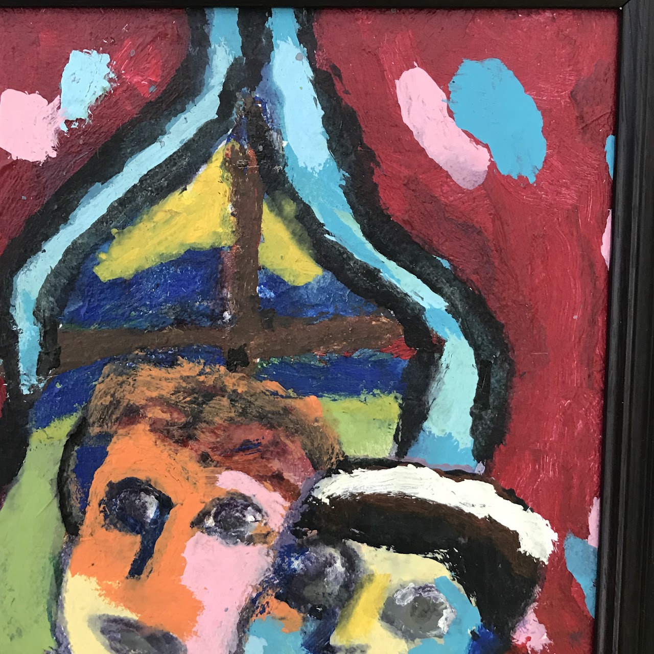 Marvin Tepper Signed Expressionist Acrylic