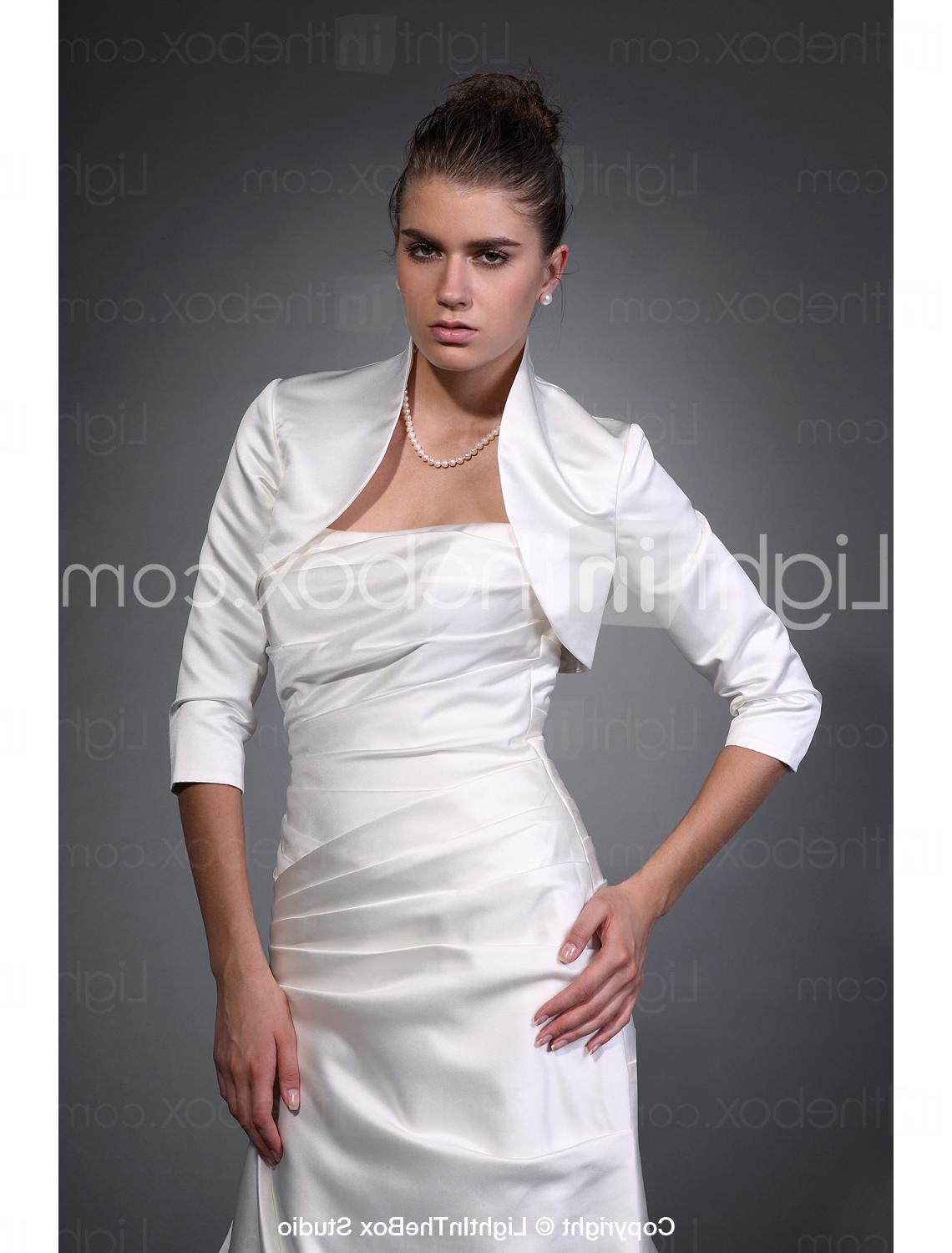 Satin Bridal Jacket 