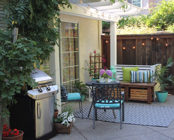 Adding grill to back patio area