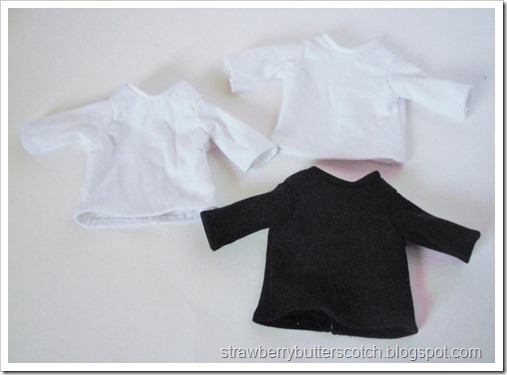 Quick T-shirt Makeover: Cute Shrug, a Simple Cardigan, Plus Doll Tees ...