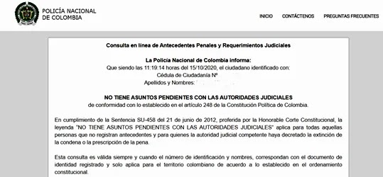Descargar Certificado Judicial gratis por Internet Descargar Certificado Judicial gratis por Internet