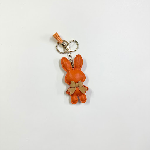 Orange With Button Tassel