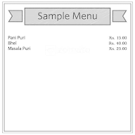 Poornima Pani Puri menu 1