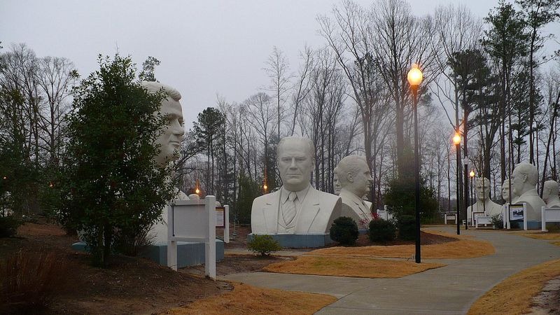 The Abandoned Giant Busts of Presidents Park | Amusing Planet