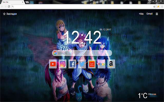 Fairy Tail - New Tab Wallpapers & Themes HD