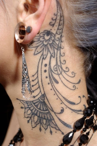 Ear tattoos