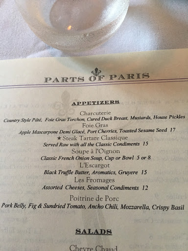 French Restaurant «Parts of Paris», reviews and photos, 146 4th Ave N, Safety Harbor, FL 34695, USA