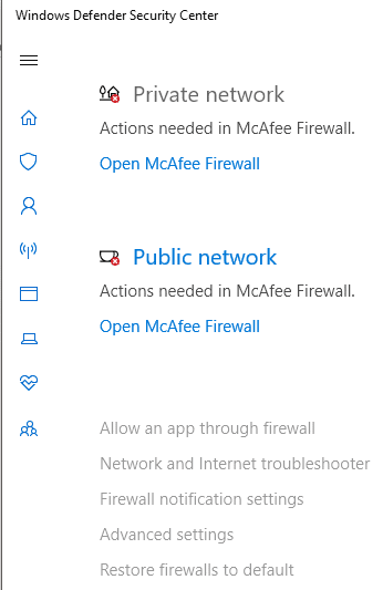 Klikněte na „Povolit aplikaci přes bránu firewall“