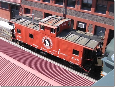 IMG_6040 Great Northern Caboose X40 at Union Station in Portland, Oregon on May 9, 2009