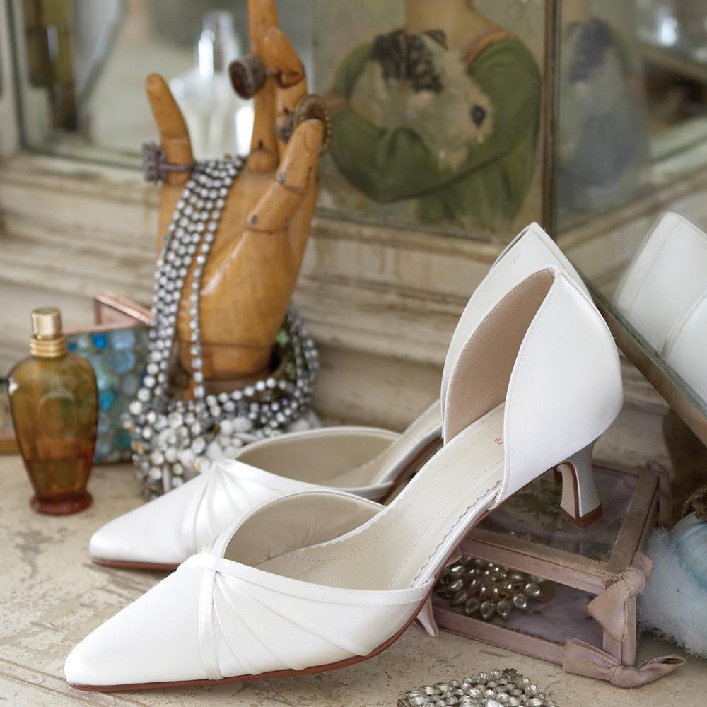 Bethany Low Heel Wedding Shoes