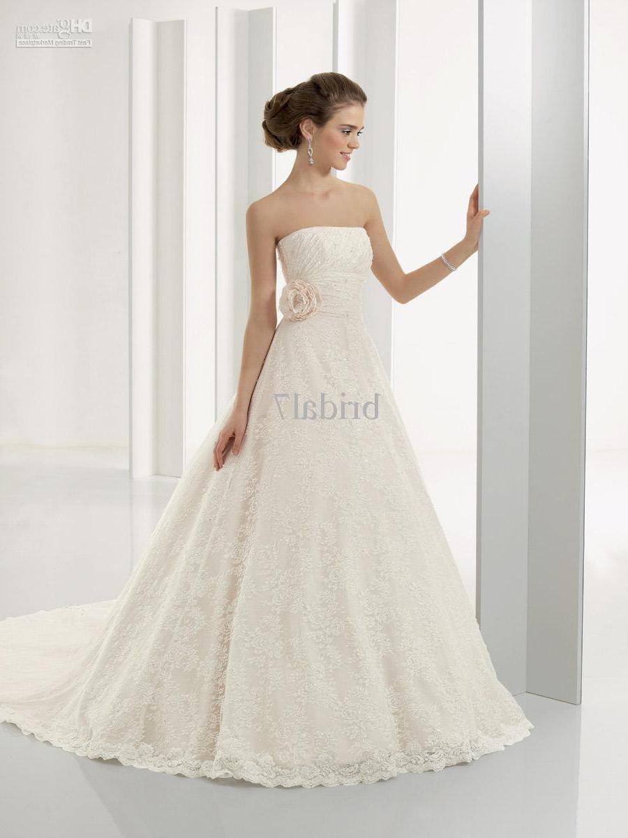 strapless wedding dresses 2011