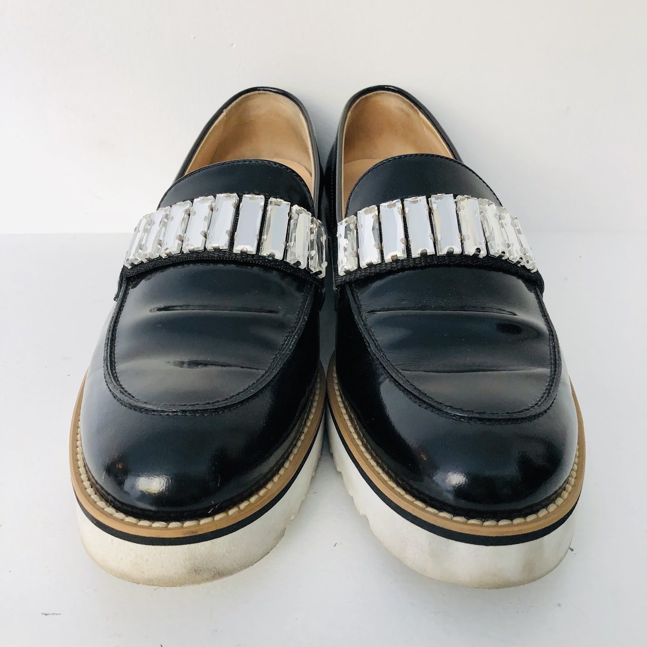 Hogan Rhinestone Loafers