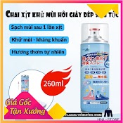 Chai Xịt Giày Dép Khử Mùi Hôi Nano Bạc Bình Xịt Thơm Khử Mùi Mồ Hôi Chân Đến 99% Siêu Xịn - Shop_Giahuong [260Ml]