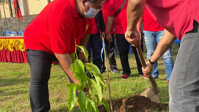 Aksi Peduli Lingkungan Terus Dilakukan, DPC PDI Perjuangan Kabupaten Buleleng Kembali Lakukan Penanaman Pohon