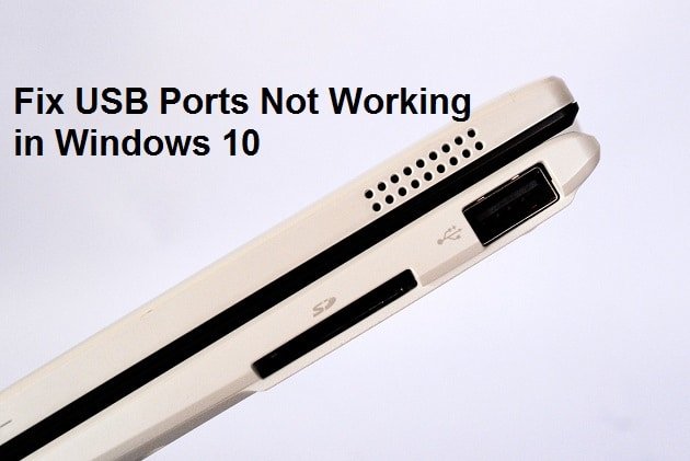 Napraw porty USB, które nie działają w systemie Windows 10