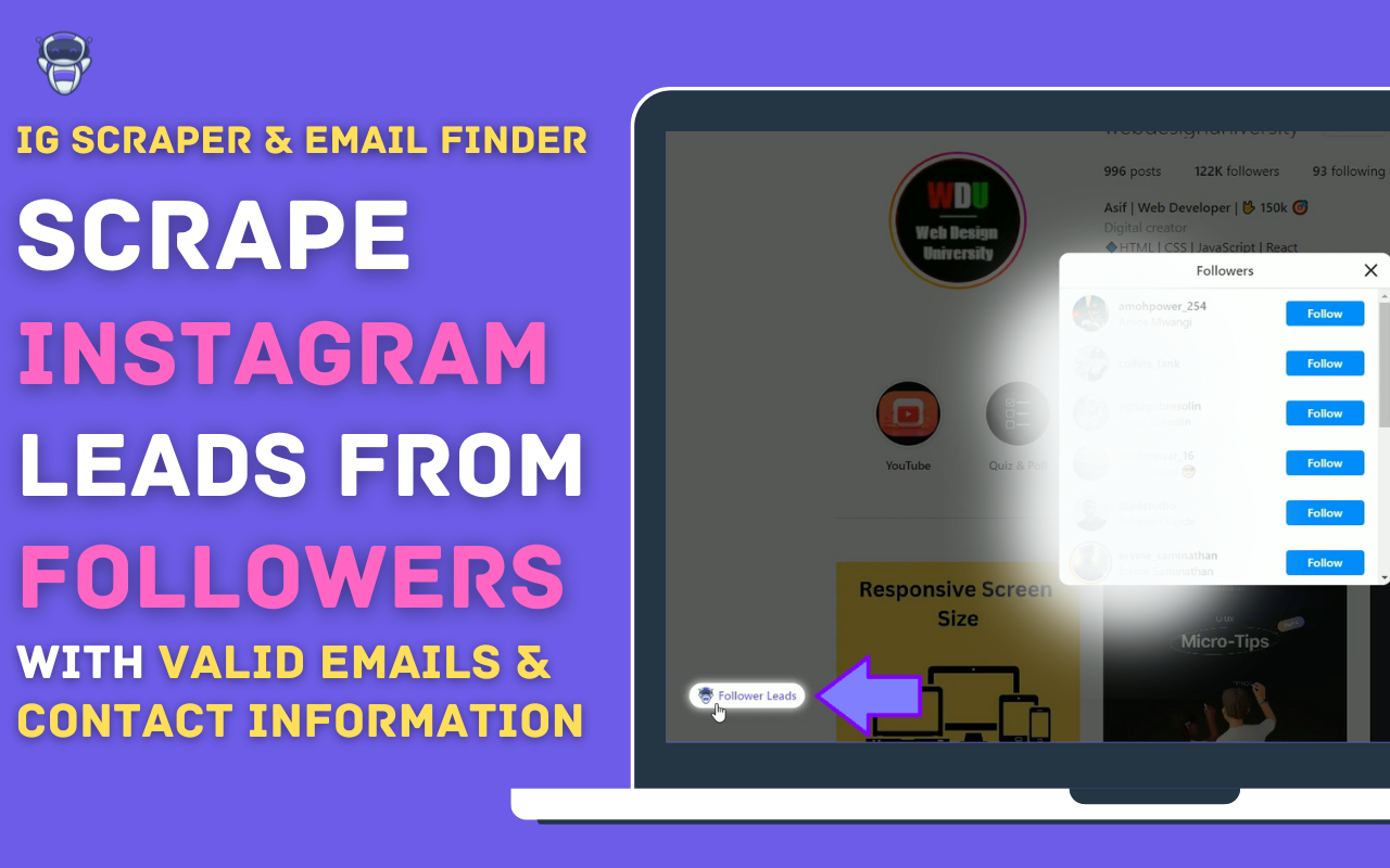 IG Scraper & Email Finder | LeadStal Preview image 5