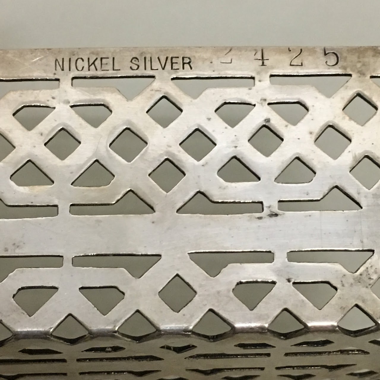 Nickel Silver Sugar Cube Trays