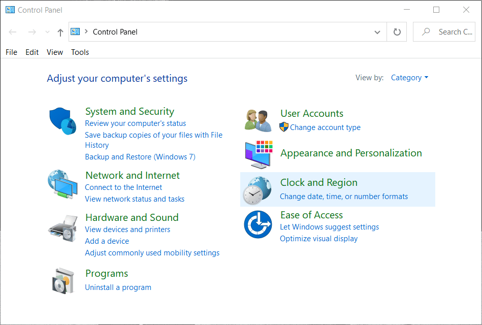 Windows 10、8、7、Vista、XPのコントロールパネルはどこにありますか