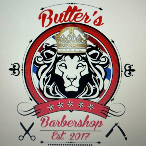 Butter's Barbershop & Salon logo