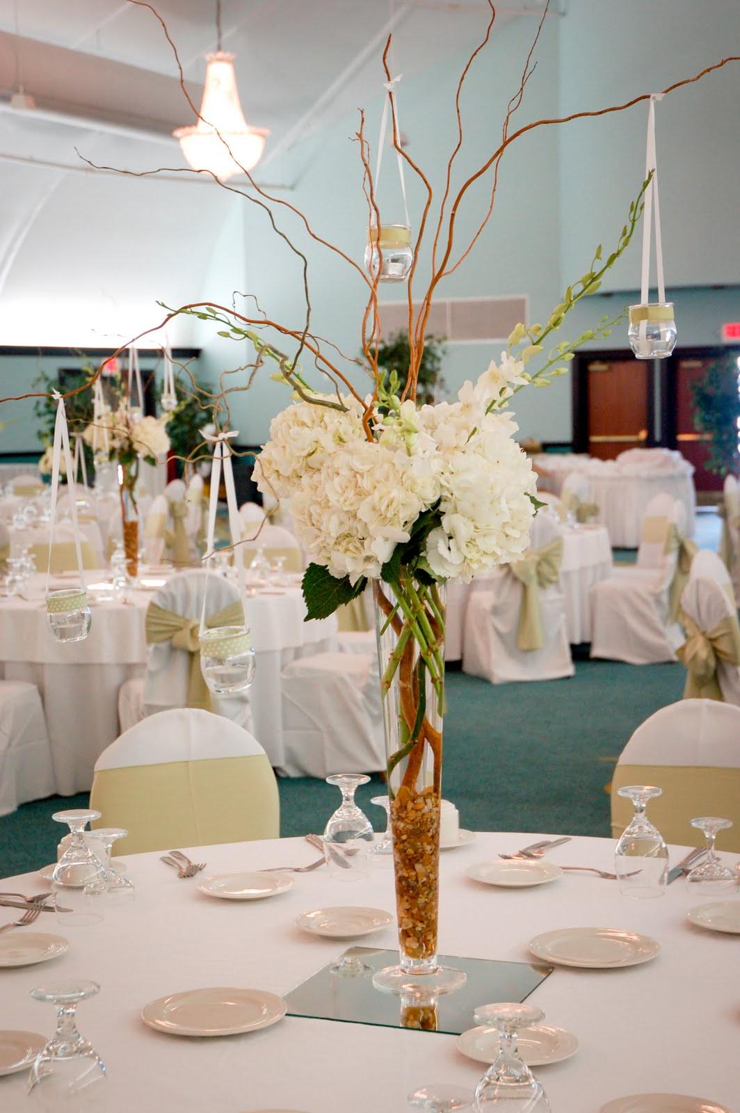 a few wedding centerpieces