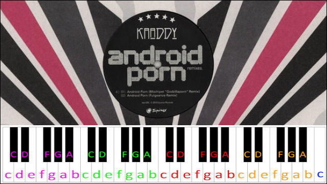 Android Porn by Kraddy | Piano Letter Notes