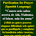 Purification for Prayer Spanish | Purificación para la oración