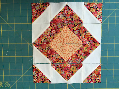 Block 10: 16 HST quilt sampler tutorial