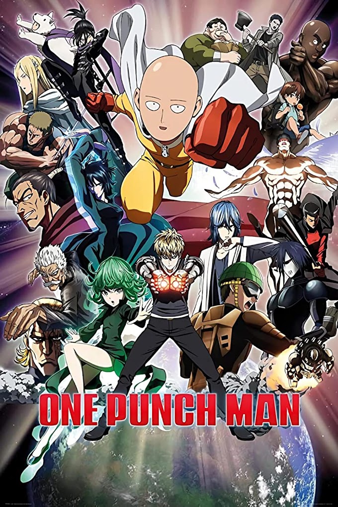 Download One Punch Man Season 1 & Season 2 English Dubbed | OVAs | 720p | HEVC | x265 | Dual Audio | Japanese | English | All Subs