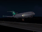 AeroSur 727 landing SKBO