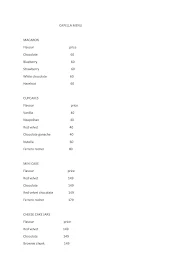 Capella Patisserie menu 6