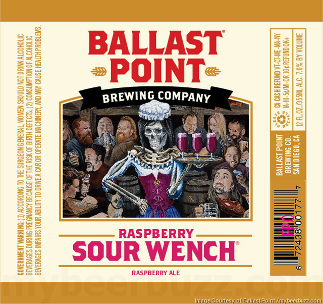 Ballast Point Adding Raspberry Sour Wench